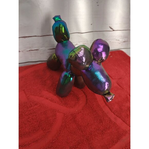 Way To Celebrate Halloween Iridescent Balloon Dog Plush 8 inch - Picture 3 of 5
